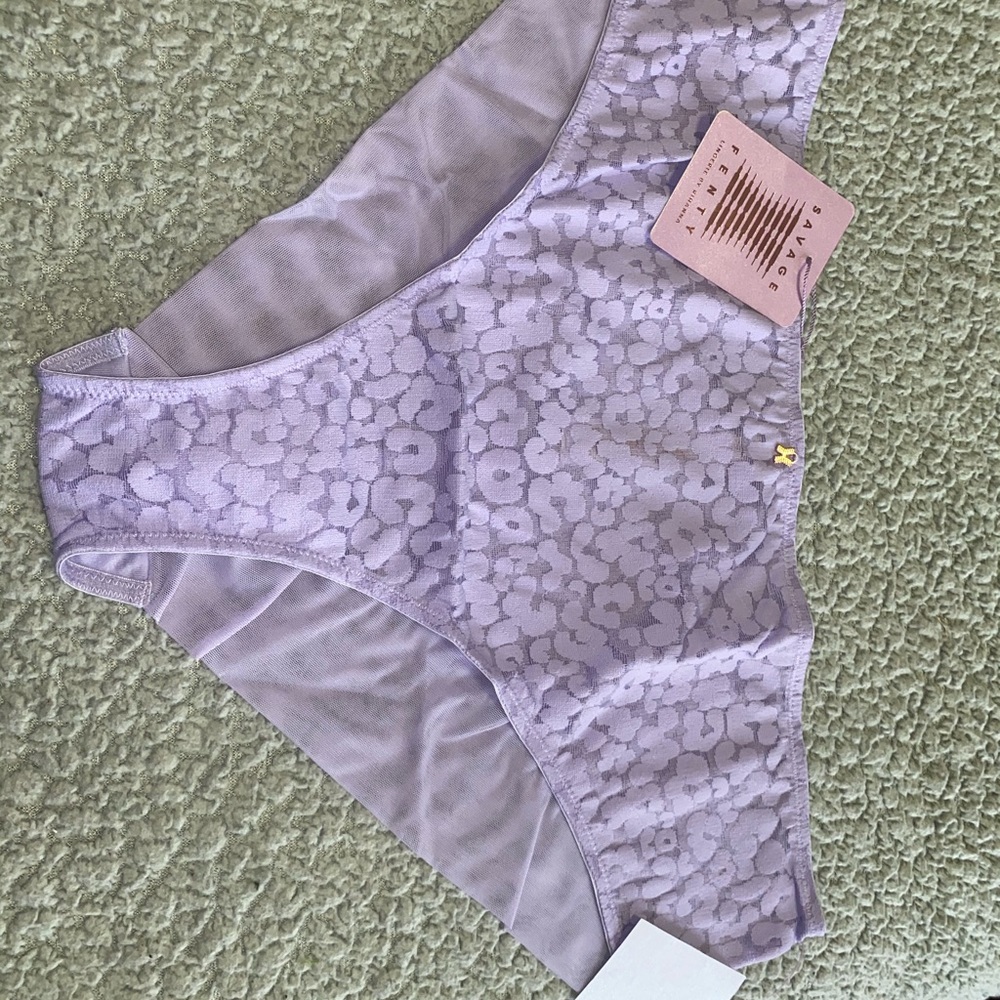 Savage X Fenty Leopard Lace Cheeky Panties